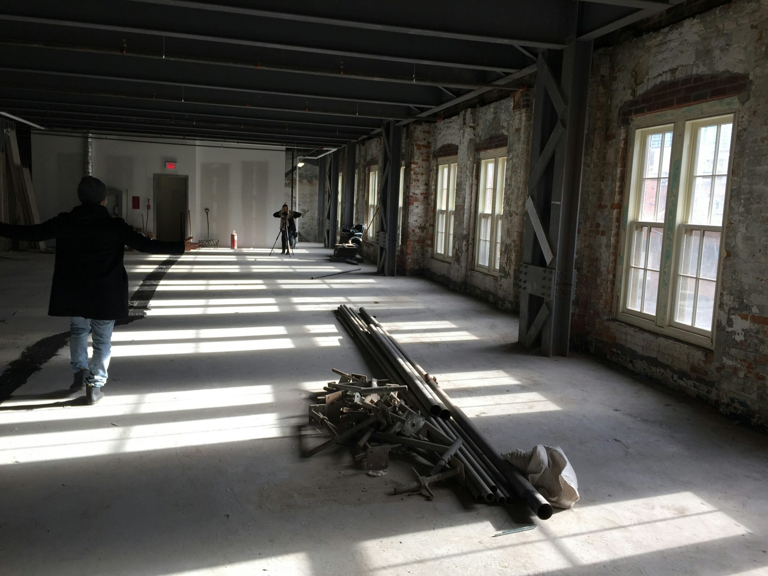 Espace hôtelier en cours de rénovation