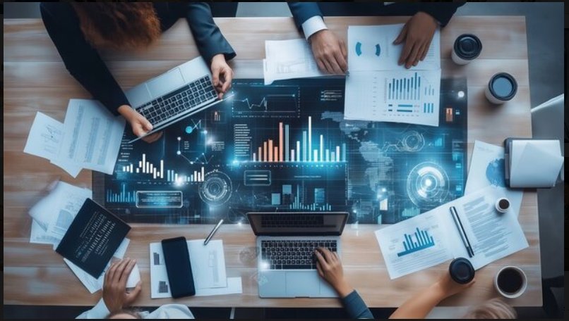 Équipe en analyse stratégique et modélisation financière